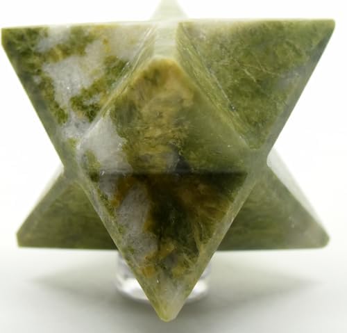 25 Inch Green Vesuvianite 8 Point Star Crystal