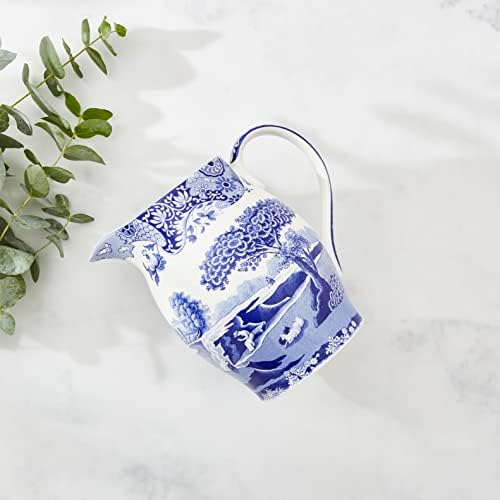 Spode Blue Italian Pitcher 35 Pint