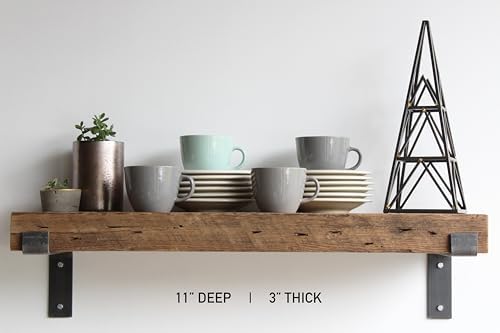Urban Legacy Reclaimed Barn Beam Deep Shelves Set of 2