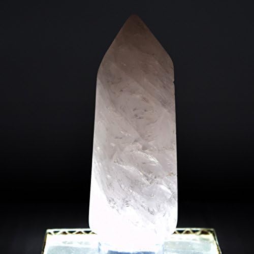 HQRP Rose Quartz Point Pink Lavender Sparkling Mineral Wand