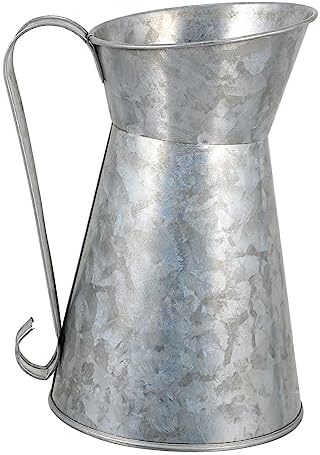 Vintage Floral Iron Vase Holder for Rustic Home Decor