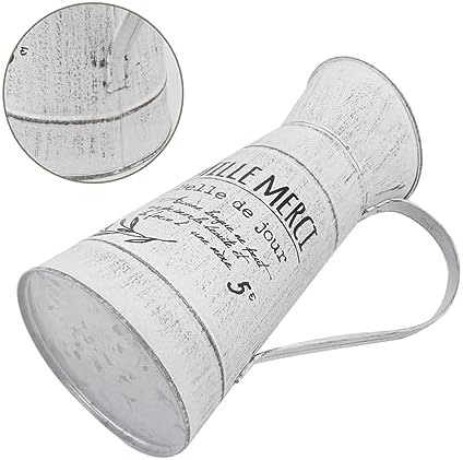 Retro Iron Kettle Vase for Home and Garden Decor