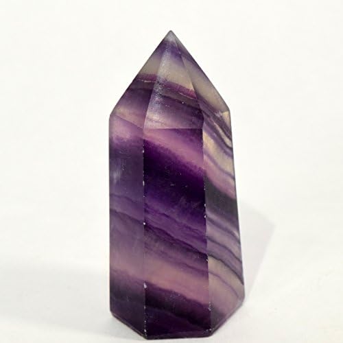 HQRP 50mm Deep Purple Pink Fluorite Crystal Wand