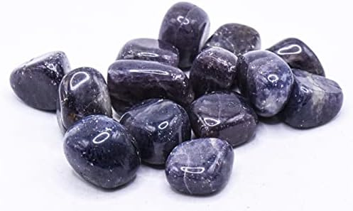 Blue Purple Iolite Pebbles Natural Polished Tumble Stones 5PCS