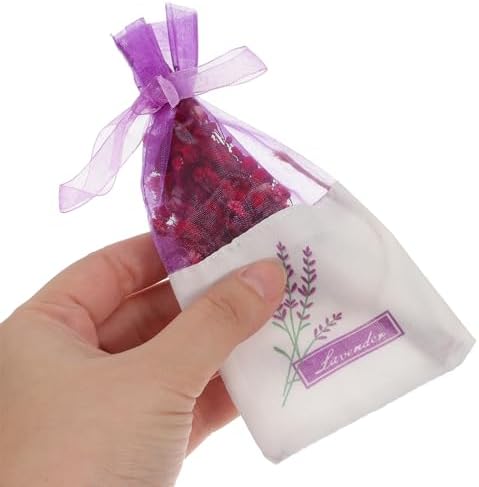 FOMIYES Lavender Sachets 30pcs Empty Gauze Bags