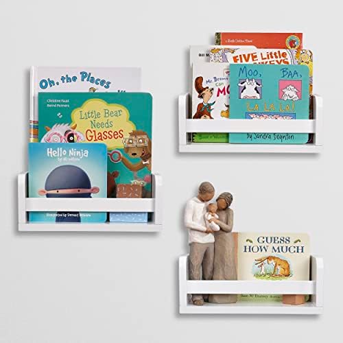 RiverRidge Kids Floating Wall Bookshelf Set of 3