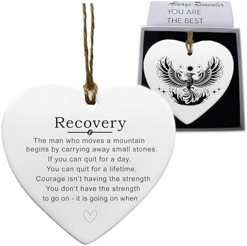 Sobriety Gifts for Men Women 1 Year Recovery Gift with AA Anniversary Congratulations