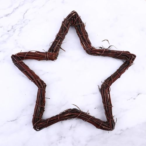 Rattan Wreath Forms Hanging Ornament for Christmas