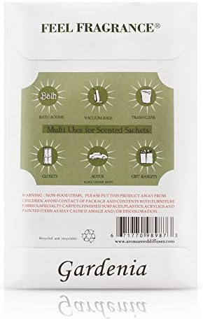 Gardenia Scented Sachet - Pack of 12 for Drawers and Closets