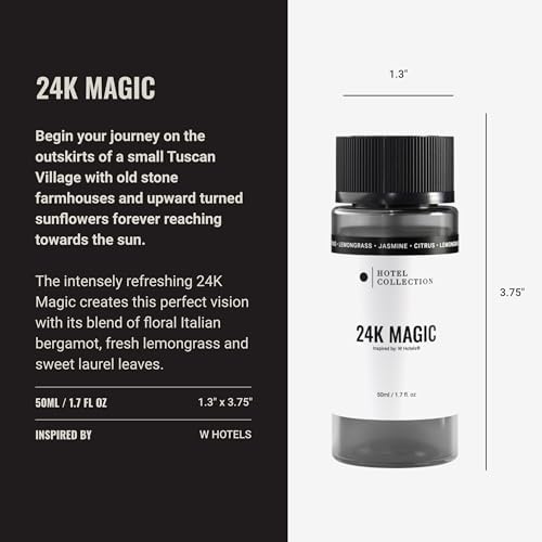 Hotel Collection Diffuser Oil - 24K Magic - Citrus Lemongrass Jasmine 50mL