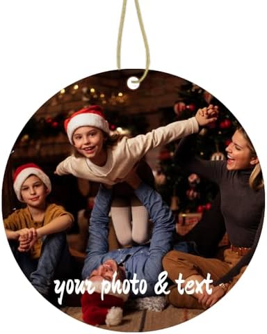 Custom Personalized Ceramic Christmas Ornament