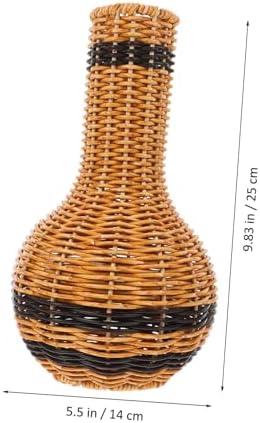 STOBAZA 315a Woven Flower Vase for Rustic Home Decor