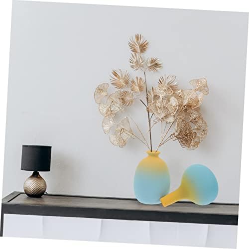 2pcs Rustic Style Gradient Ceramic Vase for Home Decor