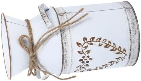 STOBAZA 3pcs Vintage Flower Vase with Leaf Design