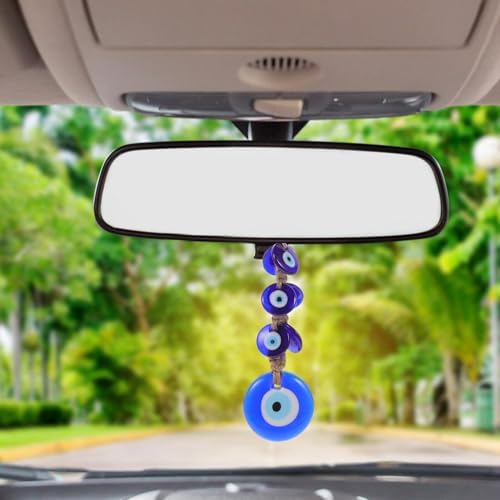 Cabilock 4pcs Evil Eye Glass Hanging Ornament