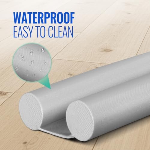 OSAMEDA Door Draft Stopper 36 Inch Grey