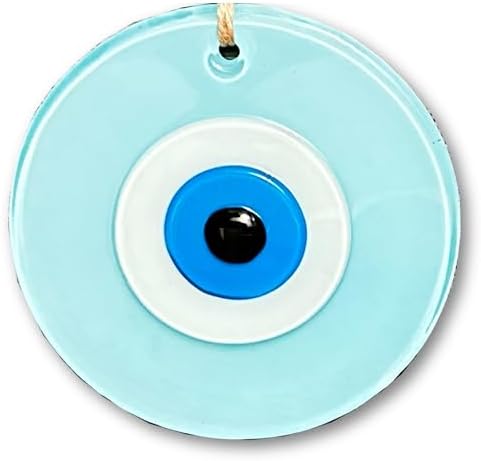 Baby Blue Evil Eye Charm Handmade Home Protection Decor