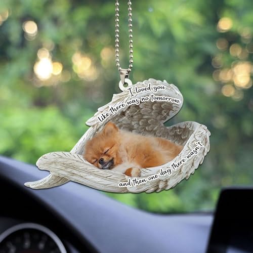 Pet Memorial Angel Wing Necklace with Custom Name