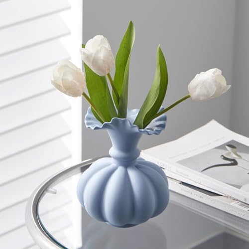 Ceramic Pumpkin Vase for Home Decor