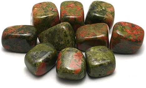 CrystalAge Unakite Tumble Stones 20-25mm Single Stone