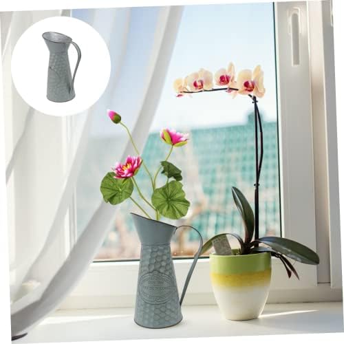 Antique Iron Flower Container Decorative Vase