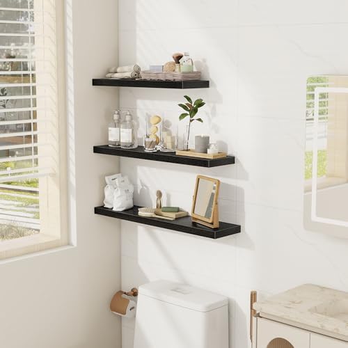 Fun Memories 24 Inch Floating Shelves Set of 3