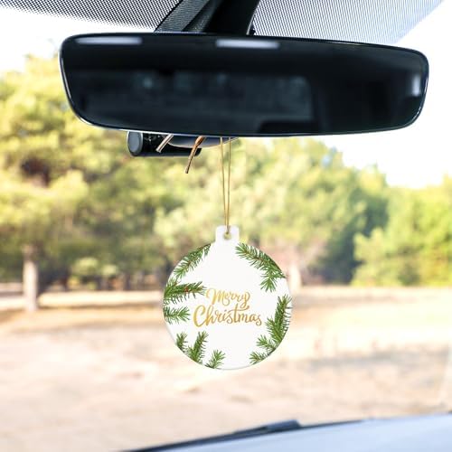 12 Pcs Cedar Fir Scented Christmas Ornaments