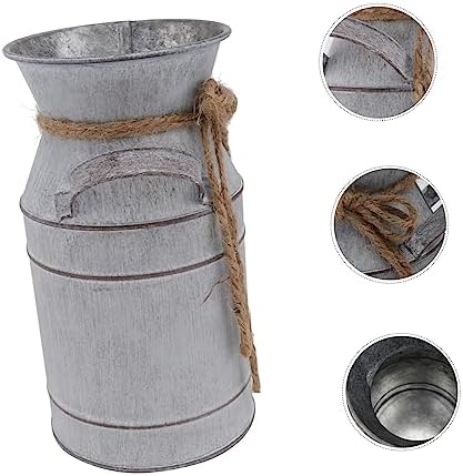 StobaZA Decorative Iron Flower Bucket for Home and Garden