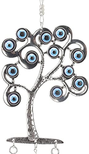 Saskate Tree Blue Evil Eye Hanging Charm Decor