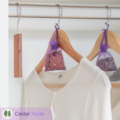 CEDAR HOME Cedar Hyde 12 Lavender 12 Cedar Sachets Set