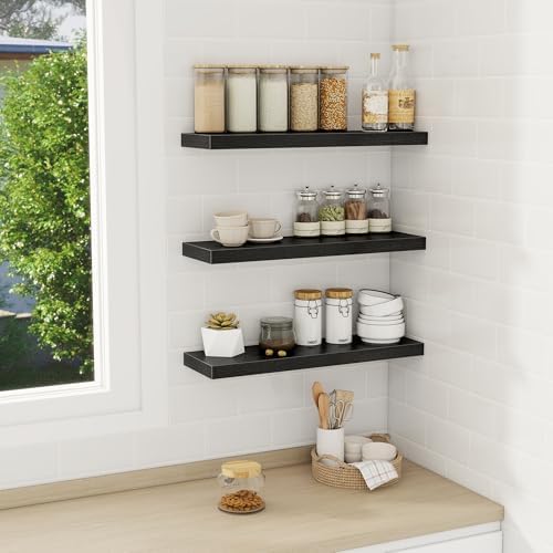 Fun Memories 24 Inch Floating Shelves Set of 3