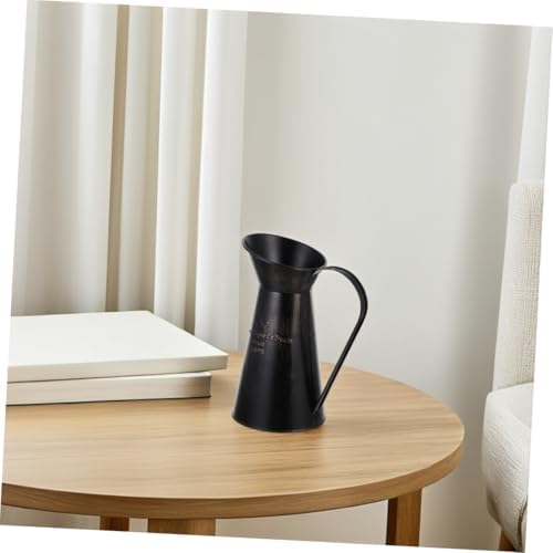Rustic Farmhouse Iron Vase - Black Decorative Centerpiece