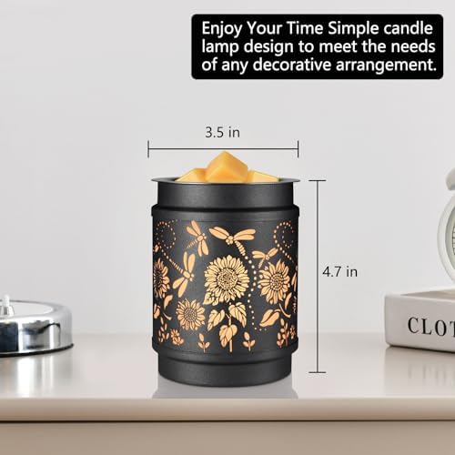 Kobodon Wax Melt Warmer Metal 2 in 1 Scented Candle Oil Burner