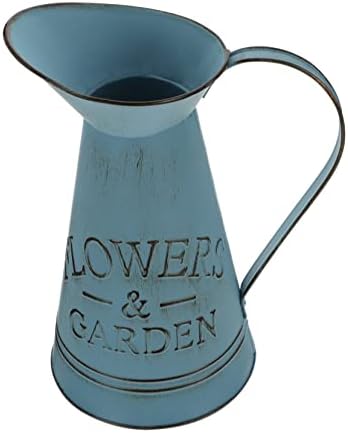 STOBAZA Antique Iron Flower Arranging Pot Decorative Vase for Dried Flowers