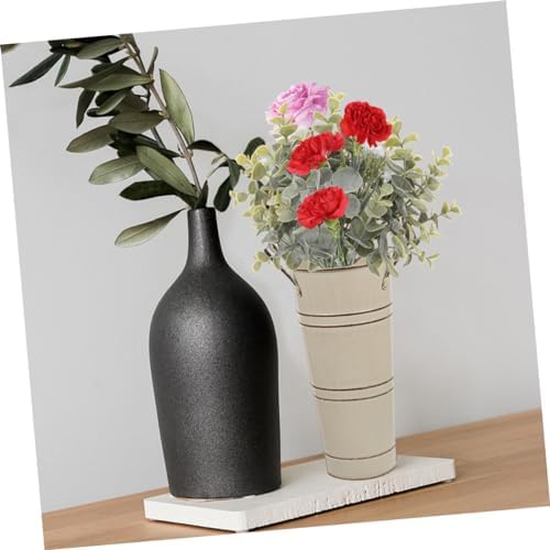 STOBAZA Iron Flower Bucket Vintage Decorative Vase