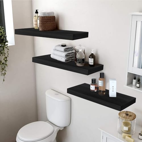 AT-VALY Floating Shelves Set of 3 156IN