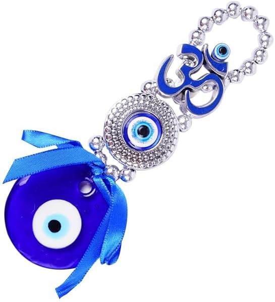 Metal Blue Evil Eye Nazar Battu Hanging Lucky Charm