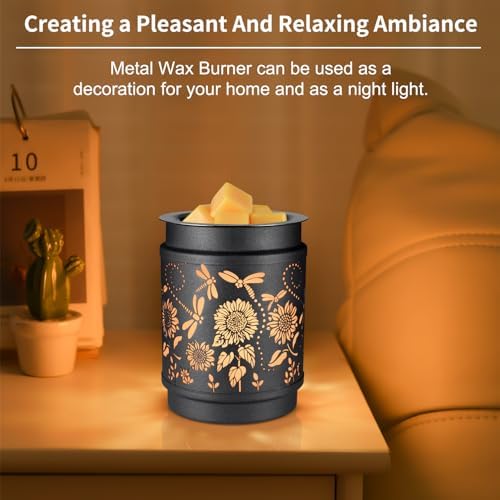 Kobodon Wax Melt Warmer Metal 2 in 1 Scented Candle Oil Burner