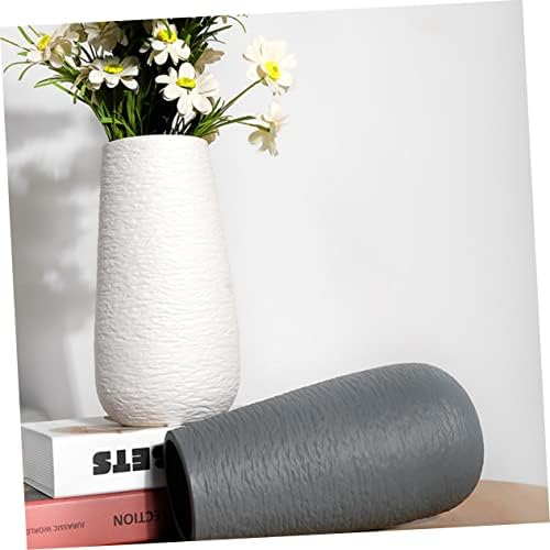 STOBAZA 1pc White Ceramic Vase Modern Plant Pot