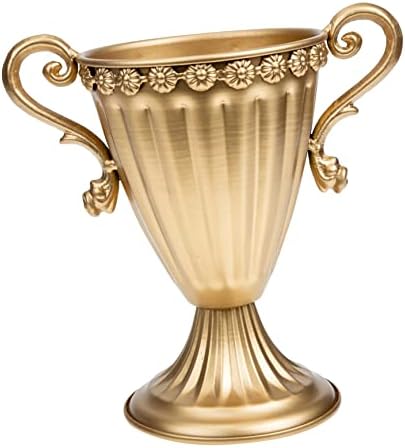 Vintage Iron Flower Pot Retro Vase for Home Decor