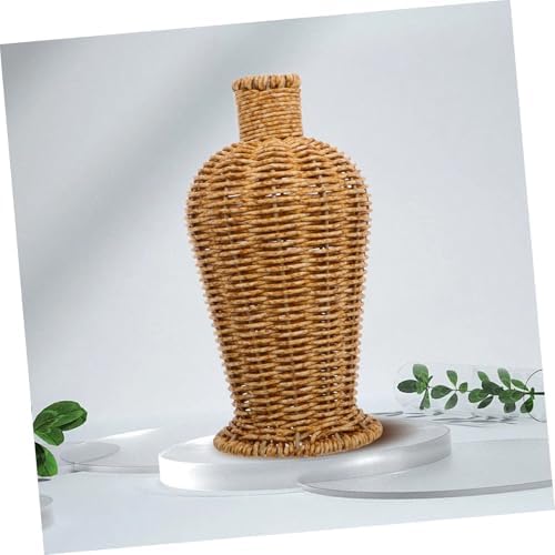 Modern Floral Vase Imitation Rattan Wedding Centerpiece