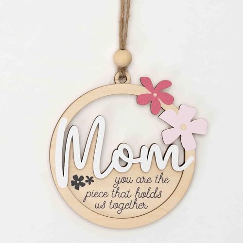 Mom You Are The Piece That Holds Us Together Wooden Ornament
