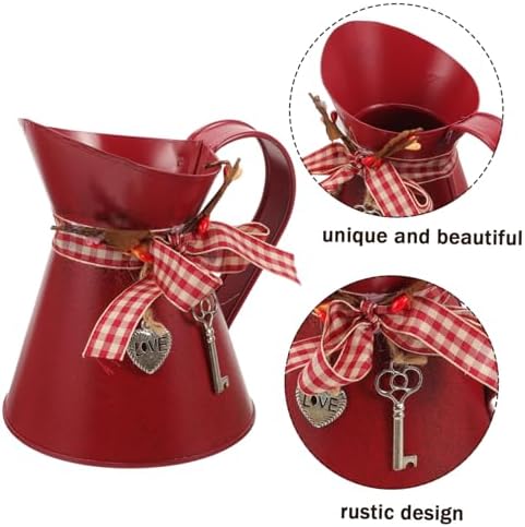 VINTORKY Rustic Bucket Flower Pot Garden Decor