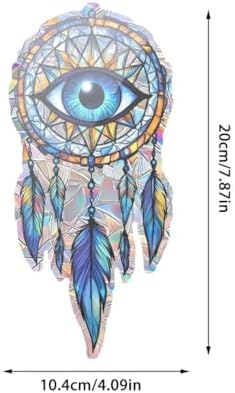 Fantasy Devil Eye Sun Catcher Colorful Stained Glass Decor