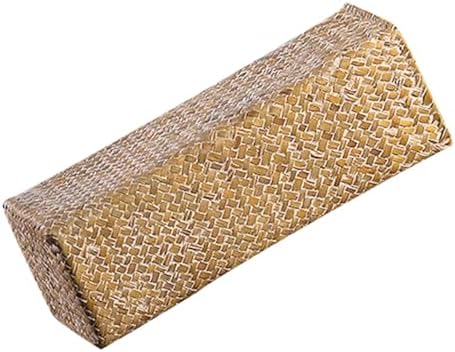 VINTORKY Woven Dried Flower Vase Rustic Tall Rattan Decorative Container