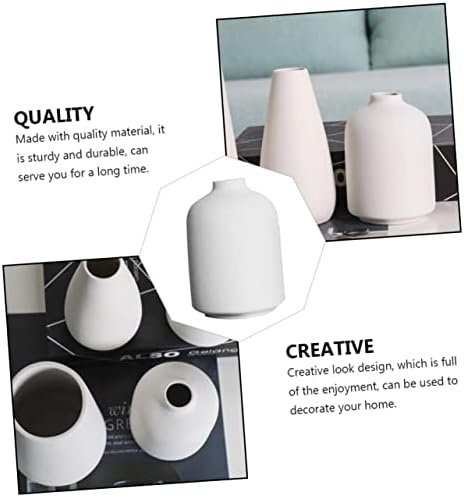 1pc Boho Style Ceramic Flower Vase for Unique Decor