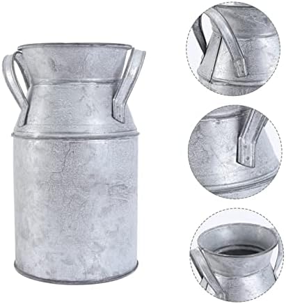 Vintage Iron Sheet Flower Vase Stylish Home Decor