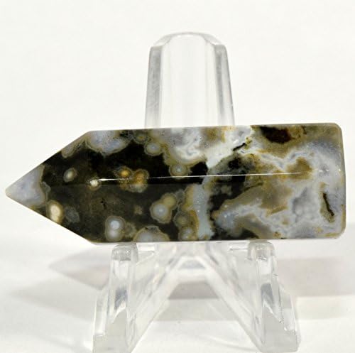 HQRP Ocean Jasper Point 47mm Multicolor Crystal Stick