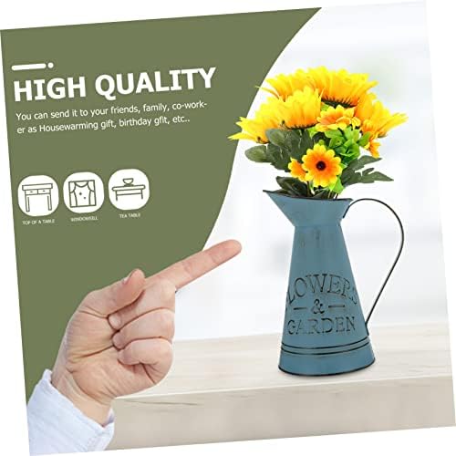 STOBAZA Antique Iron Flower Arranging Pot Decorative Vase for Dried Flowers