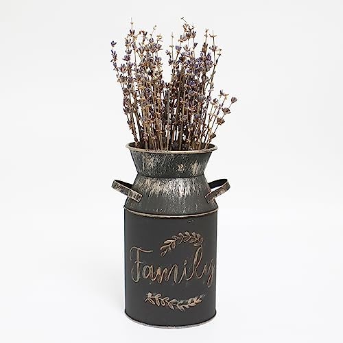 Fauevav Galvanized Milk Can Greeting Vase 75 Inch
